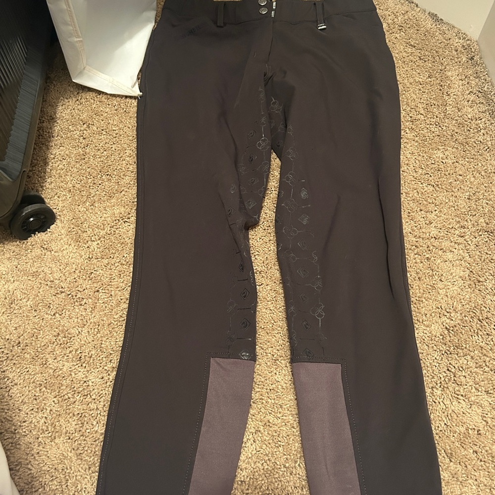 Romfh Women's Charcoal Full Seat Riding Breeches